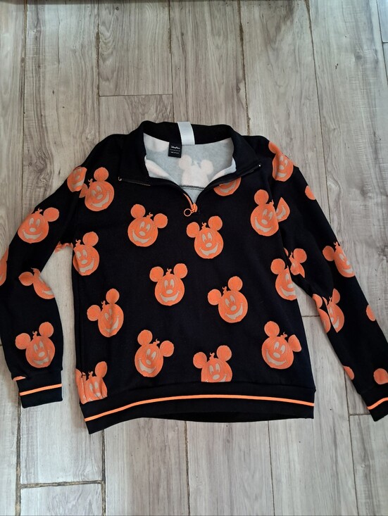 Disney Tops - Disney Mickey Pumpkin Pullover Sweatshirt